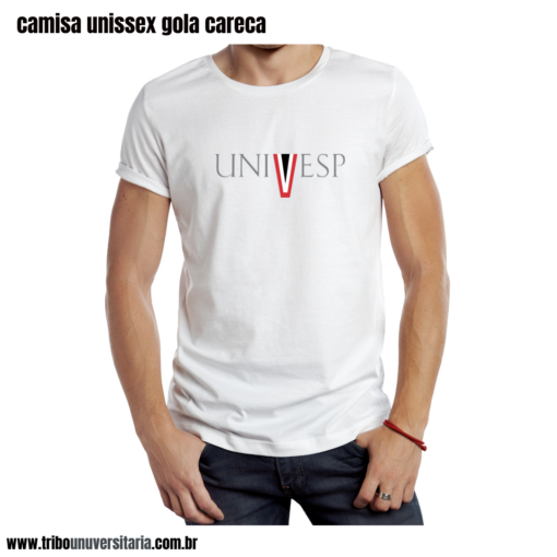 Camiseta gola careca  estampa Univesp - cursos