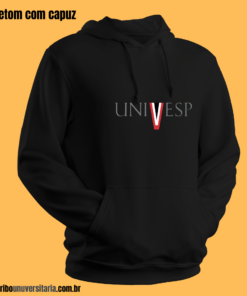 Moletom canguro estampa univesp